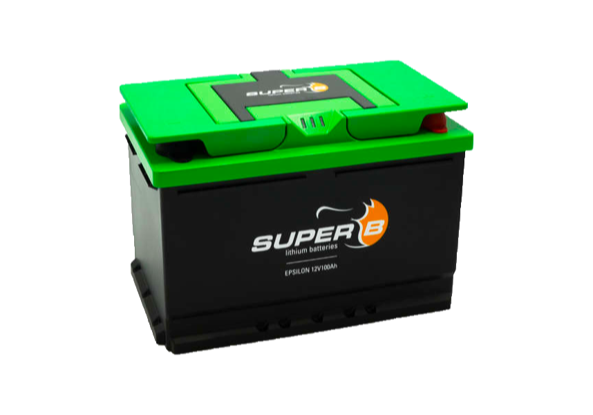 Super-B Epsilon, 100Ah lithium battery, Lifepo4, Epsilon Super B, New lithium battery, lithium battery, battery motorhome